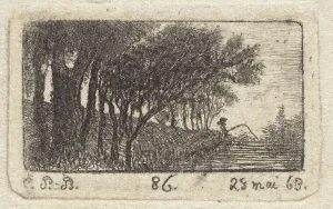 Phelippes Beaulieu Emmanuel Prints: The Young Peasant Woman, 1863. Creator: Emmanuel Phélippes-Beaulieu