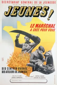 Sharpening Prints: Young people! The Marshal has Created for You, 1940-1944. Creator: J E Goossens