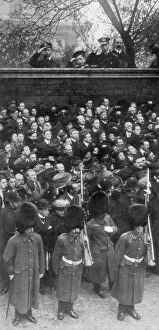 Images Dated 23rd January 2009: The Young Princes Watching the Proclamation, 1910