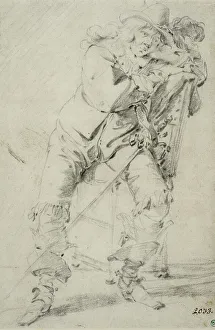 Palamedesz Anthonie Prints: Young rider, seated. Creator: Anthonie Palamedesz