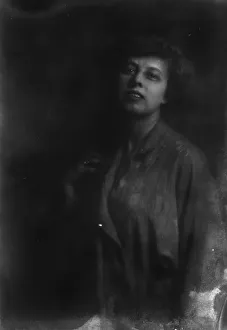 Lost Prints: Young, Robert Percy, Mrs. portrait photograph, 1916 Feb. 11. Creator: Arnold Genthe