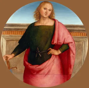 Anchorite Collection: Young Saint with a Sword (Saint Martin?), c. 1510