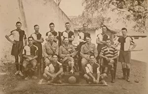 Battalion Gallery: The Young Soldiers Football Team of the First Battalion, The Queens Own Royal West Kent Regiment. P