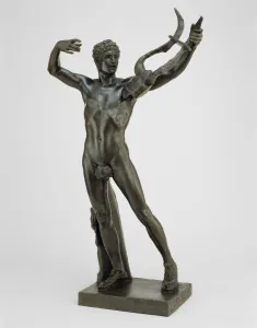 Gorham Manufacturing Co Prints: Young Sophocles Leading the Chorus of Victory after the Battle of Salamis, Modeled 1885