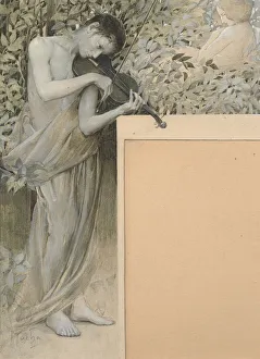 Young violin player