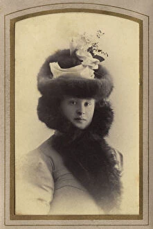 Fire Collection: Young Woman, 1901. Creator: N. A. Lavrov