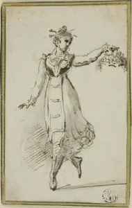 Young Woman Dancing, n. d. Creator: Unknown