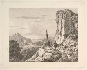 Outcrop Prints: Young Woman with Six Goats, 1815. Creator: Johann Christian Erhard