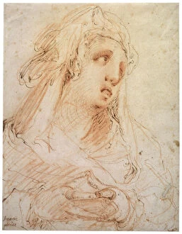 A Young Woman (Mary Magdalene?), late 16th or early 17th century. Artist: Hendrik Goltzius