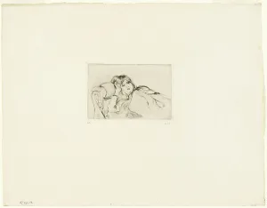 Chaise Longue Prints: Young Woman at Rest, 1889. Creator: Berthe Morisot