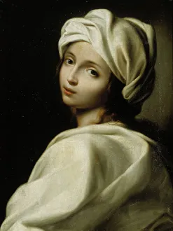 Elizabeth Sirani Prints: A young woman wearing a turban, c1660. Creator: Elisabetta Sirani