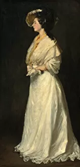 Images Dated 25th February 2021: Young Woman in White, 1904. Creator: Robert Henri