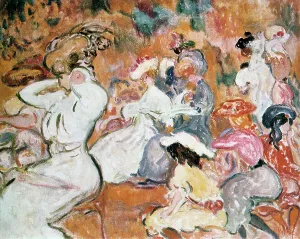 Companionship Prints: Young Women in the Garden, c1898. Artist: Louis Valtat