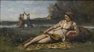 Young Women of Sparta (Jeunes filles de Sparte), 1868-1870. Artist: Corot, Jean-Baptiste Camille (1796-1875)