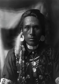 Washington State United States Prints: A young Yakima, 1910, c1910. Creator: Edward Sheriff Curtis