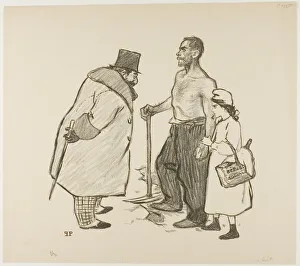 Working Class Gallery: The Youngest Daughter, January 1894. Creator: Theophile Alexandre Steinlen