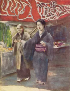 Age Difference Prints: Youth and Age, c1887, (1901). Artist: Mortimer L Menpes