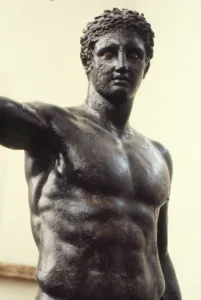 Youth from Antikyther, Bronze found in pieces in sea of Antikythera, c340 BC Youth from Antikyther, Bronze found in pieces in sea of Antikythera, c340 BC