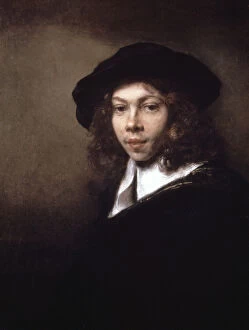Individual Gallery: Youth in a Black Cap, 1666. Artist: Rembrandt Harmensz van Rijn