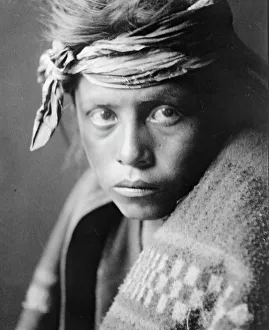Navaho Prints: The youth from the desert land-Navaho, c1906. Creator: Edward Sheriff Curtis