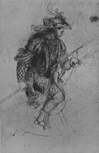 A Youth on Horseback, c1480 (1945). Artist: Leonardo da Vinci