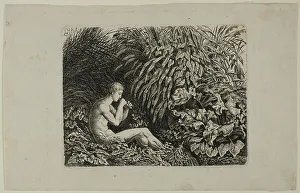 Youth Playing Pipes of Pan, 1800. Creator: Carl Wilhelm Kolbe the elder