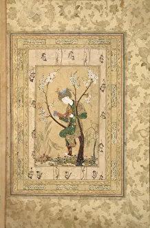 Youth Seated in the Fork of a Blossoming Tree, 1560s
