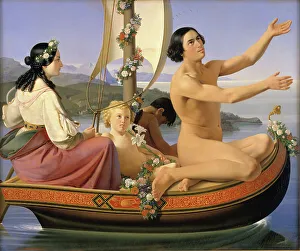Adolescent Prints: Youth. From the series: The Four Ages of Man, 1840-1845. Creator: Ditlev Blunck