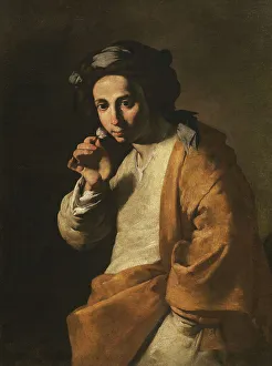 Youthful Prints: Youth smelling a rose (Giovane che odora una rosa)