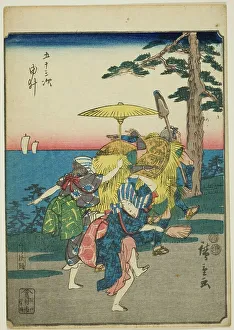Tokaido Prints: Yui, from the series Fifty-three Stations [of the Tokaido] (Gojusan tsugi)