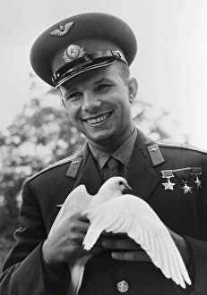 Yuri Gagarin, Russian cosmonaut, c1963-c1964
