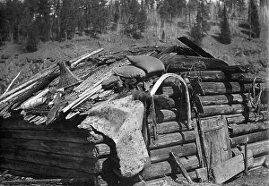 Yurt of the Ilga Tungus, 1920-1929. Creator: Unknown