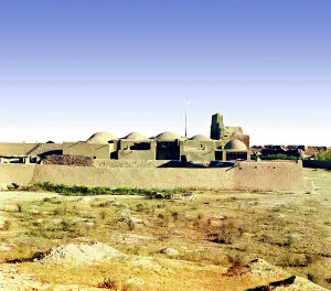 Turkmenistan Prints: Yusuf Hamadani mosque and mausoleum