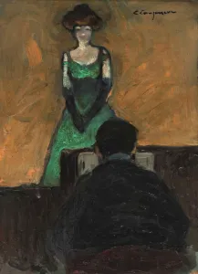 Weisman Et Jacqueline E Prints: Yvette Guilbert, ca 1895-1900. Creator: Lempereur, Edmond (1876-1909)