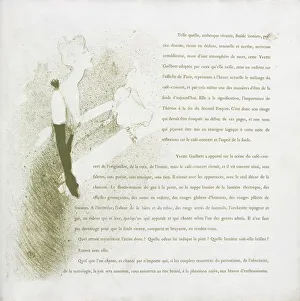 1864 1901 Prints: Yvette Guilbert-French Series: No