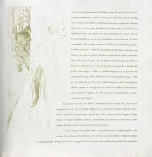 Yvette Guilbert-French Series: No. 11, 1894. Creator: Henri de Toulouse-Lautrec (French