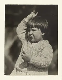 Wool Prints: Yvonne Boursault, Lake George, 1923. Creator: Alfred Stieglitz