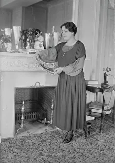 Chimneypiece Prints: Yvonne Gall, 1919. Creator: Bain News Service