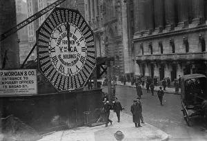 Numeral Prints: Y.W.C.A. Clock, between c1910 and c1915. Creator: Bain News Service