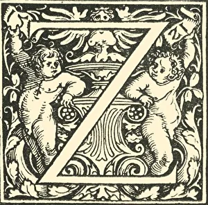 Art History Prints: Z - An Alphabet by Hans Weiditz, c1520-1521, (1908). Creator: Hans Weiditz