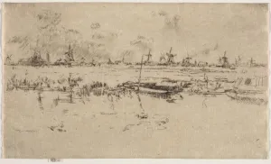 1834 1903 Prints: Zaandam. Creator: James McNeill Whistler (American, 1834-1903)