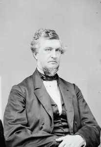 Zachariah Chandler of Michigan, between 1855 and 1865. Creator: Unknown