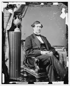 Zachariah Chandler of Michigan, between 1860 and 1875. Creator: Unknown