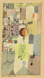 Blue Rider Prints: Zahlenpavillon (Pavilion of Numbers), 1918. Creator: Klee, Paul (1879-1940)