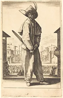 Commedia Dellarte Gallery: Zanni, 1618 / 1620. Creator: Jacques Callot