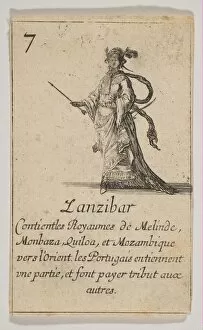 De Saint Sorlin Collection: Zanzibar, 1644. Creator: Stefano della Bella