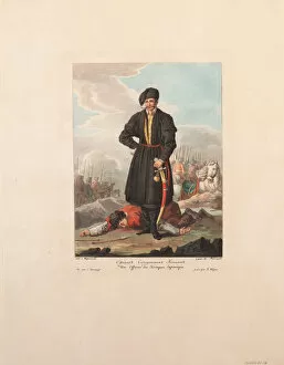 Grande Armee Gallery: The Zaporozhian Cossacks Officer, 1812. Artist: Karneyev, Yegor