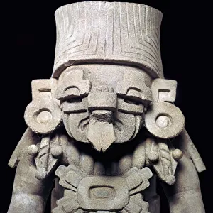 Mexican Prints: Zapotec statuette of the god of lightning and rain