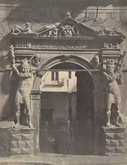 Charles Clifford Collection: Zaragoza: Porta de los Gigantes, 1860. Creator: Charles Clifford
