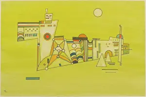 Composition Prints: Zartes Gelb (Tender Yellow), 1927. Creator: Kandinsky, Wassily Vasilyevich (1866-1944)